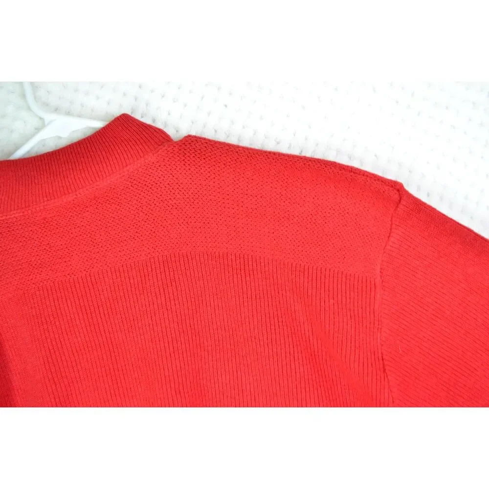 Cabela's Men's Large Tall Red Heavyweight Pullover Sweater VTG